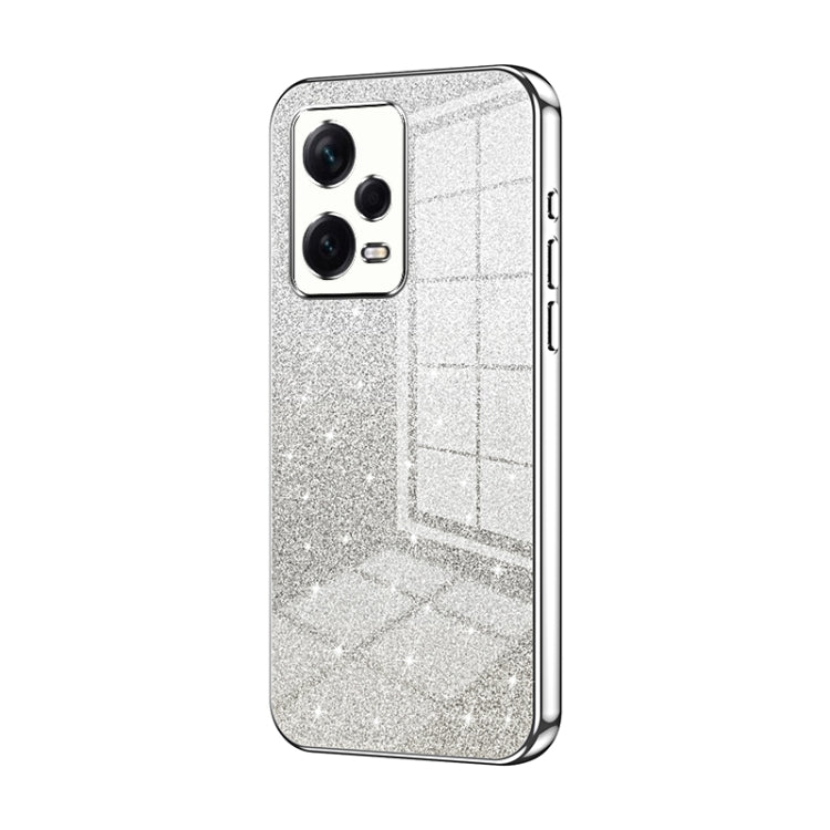 Gradient Glitter Powder Electroplated Phone Case, For Xiaomi Redmi Note 11T Pro/Poco X4 GT, For Xiaomi Redmi Note 12R Pro, For Xiaomi Redmi Note 12 Turbo/Poco F5, For Xiaomi Redmi K60 / K60 Pro, For Xiaomi Redmi Note 12S, For Xiaomi Redmi Note 12 Pro+