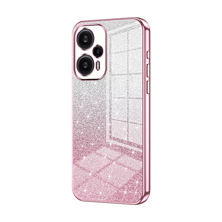 Gradient Glitter Powder Electroplated Phone Case, For Xiaomi Redmi Note 11T Pro/Poco X4 GT, For Xiaomi Redmi Note 12R Pro, For Xiaomi Redmi Note 12 Turbo/Poco F5, For Xiaomi Redmi K60 / K60 Pro, For Xiaomi Redmi Note 12S, For Xiaomi Redmi Note 12 Pro+