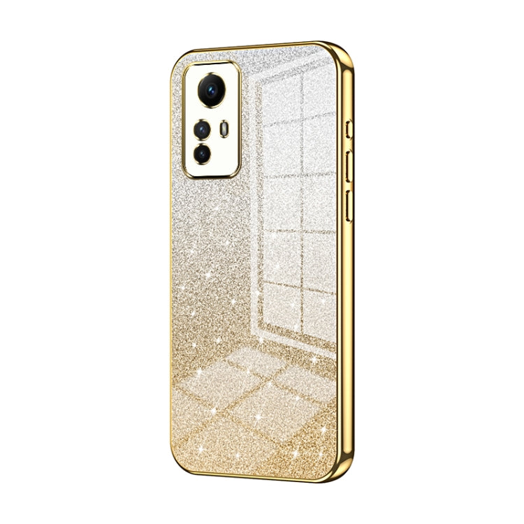 Gradient Glitter Powder Electroplated Phone Case, For Xiaomi Redmi Note 11T Pro/Poco X4 GT, For Xiaomi Redmi Note 12R Pro, For Xiaomi Redmi Note 12 Turbo/Poco F5, For Xiaomi Redmi K60 / K60 Pro, For Xiaomi Redmi Note 12S, For Xiaomi Redmi Note 12 Pro+