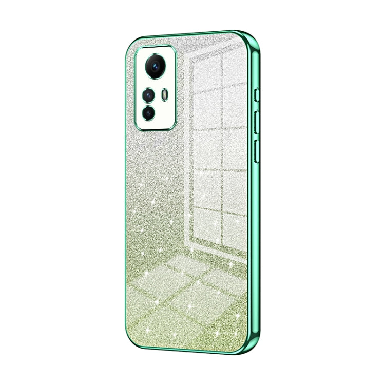 Gradient Glitter Powder Electroplated Phone Case, For Xiaomi Redmi Note 11T Pro/Poco X4 GT, For Xiaomi Redmi Note 12R Pro, For Xiaomi Redmi Note 12 Turbo/Poco F5, For Xiaomi Redmi K60 / K60 Pro, For Xiaomi Redmi Note 12S, For Xiaomi Redmi Note 12 Pro+