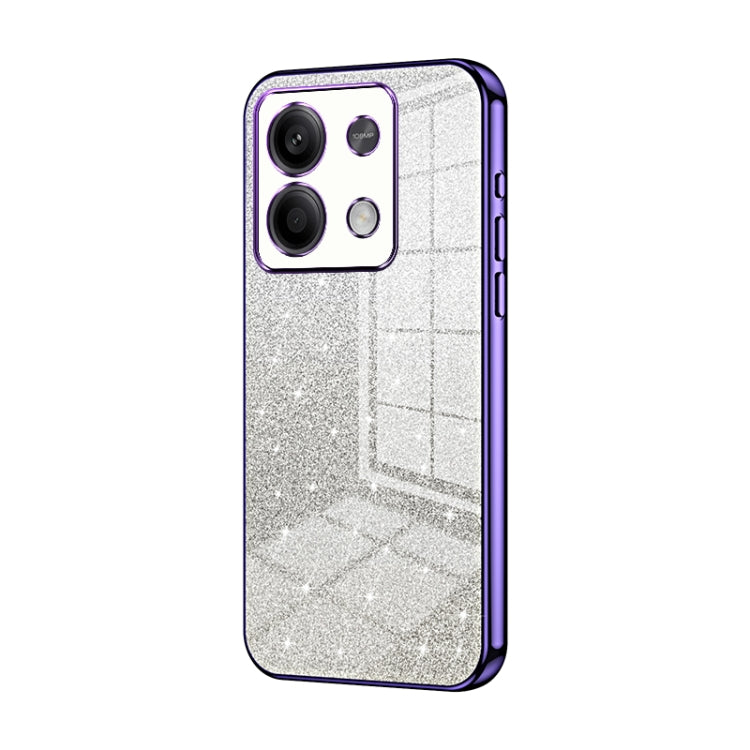 Gradient Glitter Powder Electroplated Phone Case, For Xiaomi Redmi Note 13 4G, For Xiaomi Redmi Note 13 5G, For Xiaomi Redmi Note 13 Pro+, For Xiaomi Redmi Note 13 Pro 5G, For Xiaomi Redmi K60 Ultra / Xiaomi 13T, For Xiaomi Redmi 12 / Redmi Note 12R