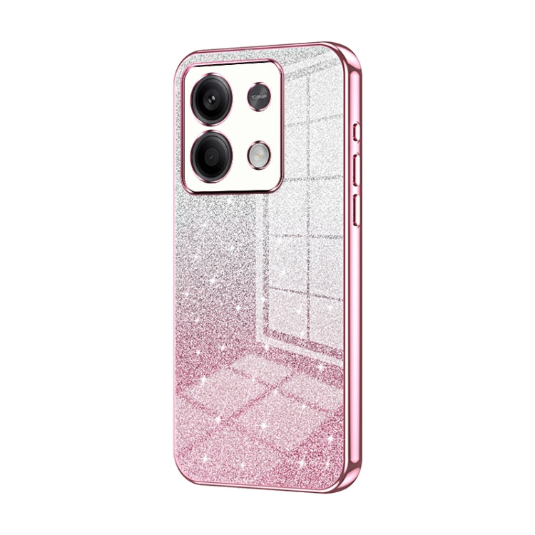 Gradient Glitter Powder Electroplated Phone Case, For Xiaomi Redmi Note 13 4G, For Xiaomi Redmi Note 13 5G, For Xiaomi Redmi Note 13 Pro+, For Xiaomi Redmi Note 13 Pro 5G, For Xiaomi Redmi K60 Ultra / Xiaomi 13T, For Xiaomi Redmi 12 / Redmi Note 12R