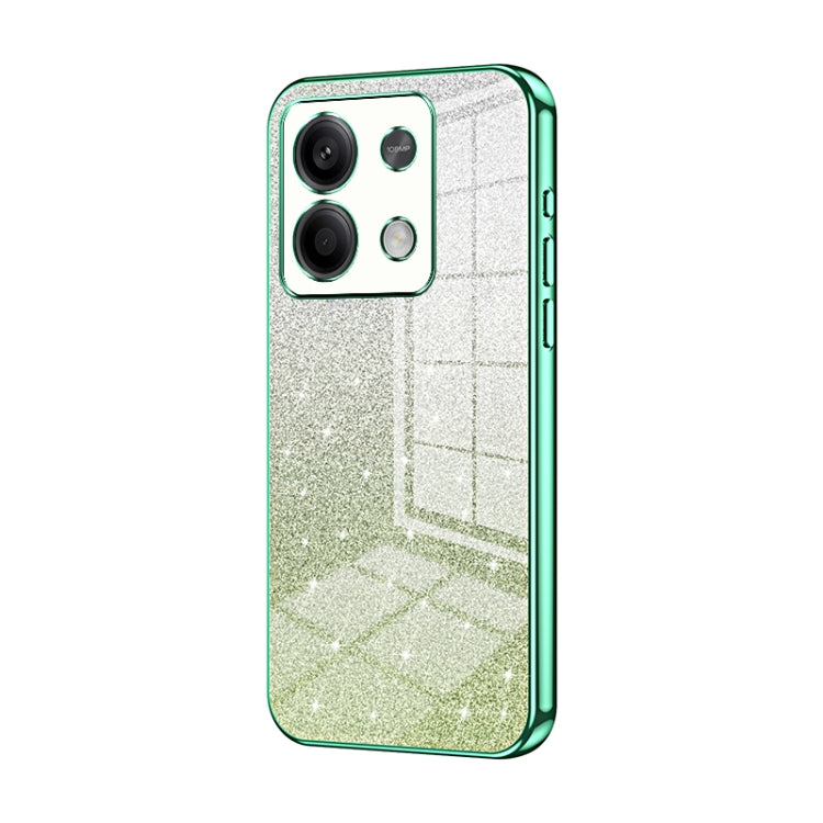 Gradient Glitter Powder Electroplated Phone Case, For Xiaomi Redmi Note 13 4G, For Xiaomi Redmi Note 13 5G, For Xiaomi Redmi Note 13 Pro+, For Xiaomi Redmi Note 13 Pro 5G, For Xiaomi Redmi K60 Ultra / Xiaomi 13T, For Xiaomi Redmi 12 / Redmi Note 12R