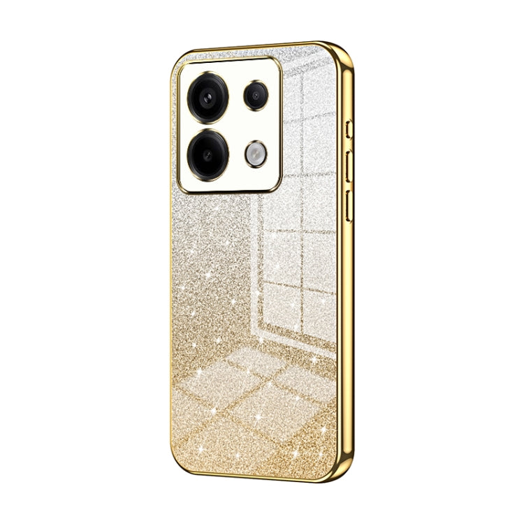 Gradient Glitter Powder Electroplated Phone Case, For Xiaomi Redmi Note 13 4G, For Xiaomi Redmi Note 13 5G, For Xiaomi Redmi Note 13 Pro+, For Xiaomi Redmi Note 13 Pro 5G, For Xiaomi Redmi K60 Ultra / Xiaomi 13T, For Xiaomi Redmi 12 / Redmi Note 12R