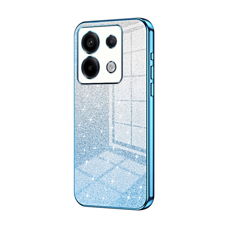 Gradient Glitter Powder Electroplated Phone Case, For Xiaomi Redmi Note 13 4G, For Xiaomi Redmi Note 13 5G, For Xiaomi Redmi Note 13 Pro+, For Xiaomi Redmi Note 13 Pro 5G, For Xiaomi Redmi K60 Ultra / Xiaomi 13T, For Xiaomi Redmi 12 / Redmi Note 12R
