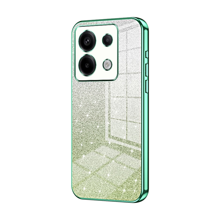Gradient Glitter Powder Electroplated Phone Case, For Xiaomi Redmi Note 13 4G, For Xiaomi Redmi Note 13 5G, For Xiaomi Redmi Note 13 Pro+, For Xiaomi Redmi Note 13 Pro 5G, For Xiaomi Redmi K60 Ultra / Xiaomi 13T, For Xiaomi Redmi 12 / Redmi Note 12R