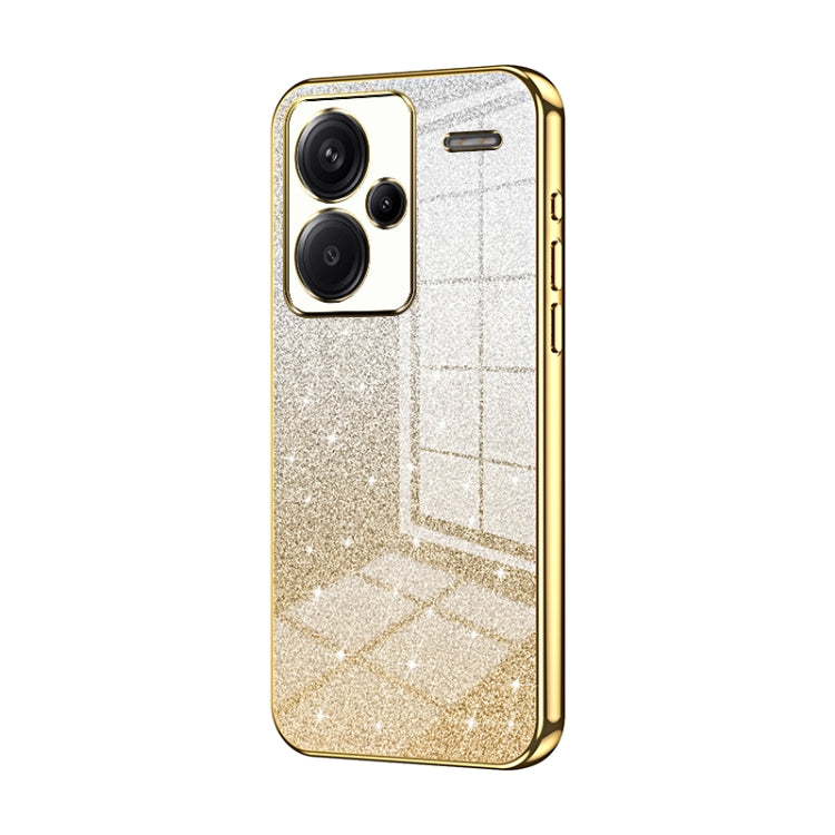 Gradient Glitter Powder Electroplated Phone Case, For Xiaomi Redmi Note 13 4G, For Xiaomi Redmi Note 13 5G, For Xiaomi Redmi Note 13 Pro+, For Xiaomi Redmi Note 13 Pro 5G, For Xiaomi Redmi K60 Ultra / Xiaomi 13T, For Xiaomi Redmi 12 / Redmi Note 12R