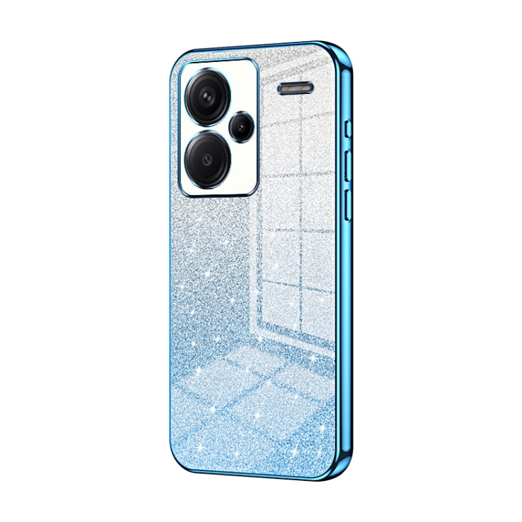 Gradient Glitter Powder Electroplated Phone Case, For Xiaomi Redmi Note 13 4G, For Xiaomi Redmi Note 13 5G, For Xiaomi Redmi Note 13 Pro+, For Xiaomi Redmi Note 13 Pro 5G, For Xiaomi Redmi K60 Ultra / Xiaomi 13T, For Xiaomi Redmi 12 / Redmi Note 12R