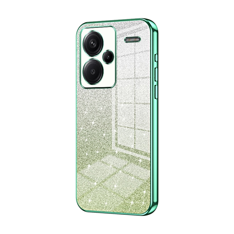 Gradient Glitter Powder Electroplated Phone Case, For Xiaomi Redmi Note 13 4G, For Xiaomi Redmi Note 13 5G, For Xiaomi Redmi Note 13 Pro+, For Xiaomi Redmi Note 13 Pro 5G, For Xiaomi Redmi K60 Ultra / Xiaomi 13T, For Xiaomi Redmi 12 / Redmi Note 12R