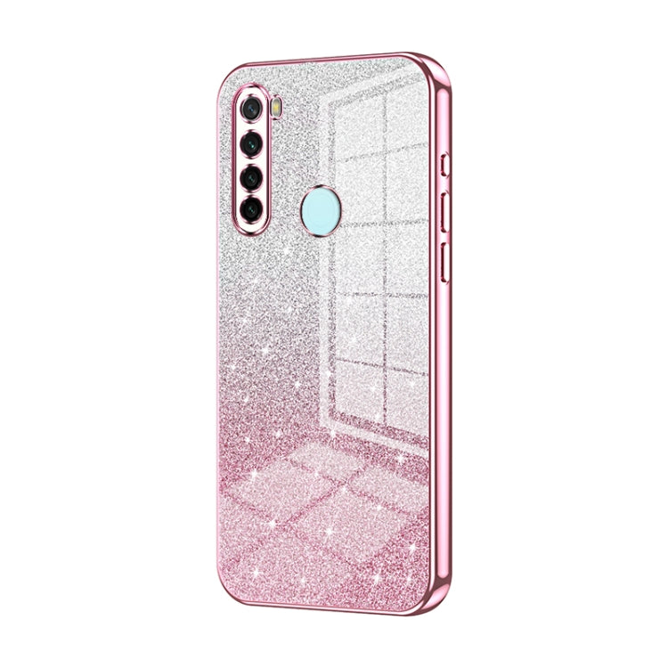Gradient Glitter Powder Electroplated Phone Case, For Xiaomi Redmi Note 10 5G / Note 10T 5G, For Xiaomi Redmi Note 10 Pro 5G/Poco X3 GT, For Xiaomi Redmi Note 8 / Note 8 2021, For Xiaomi Redmi K40 Gaming/Poco F3 GT                                      ...