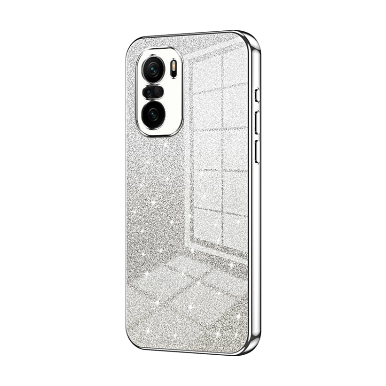 Gradient Glitter Powder Electroplated Phone Case, For Xiaomi Redmi Note 10 5G / Note 10T 5G, For Xiaomi Redmi Note 10 Pro 5G/Poco X3 GT, For Xiaomi Redmi Note 8 / Note 8 2021, For Xiaomi Redmi K40 Gaming/Poco F3 GT                                      ...