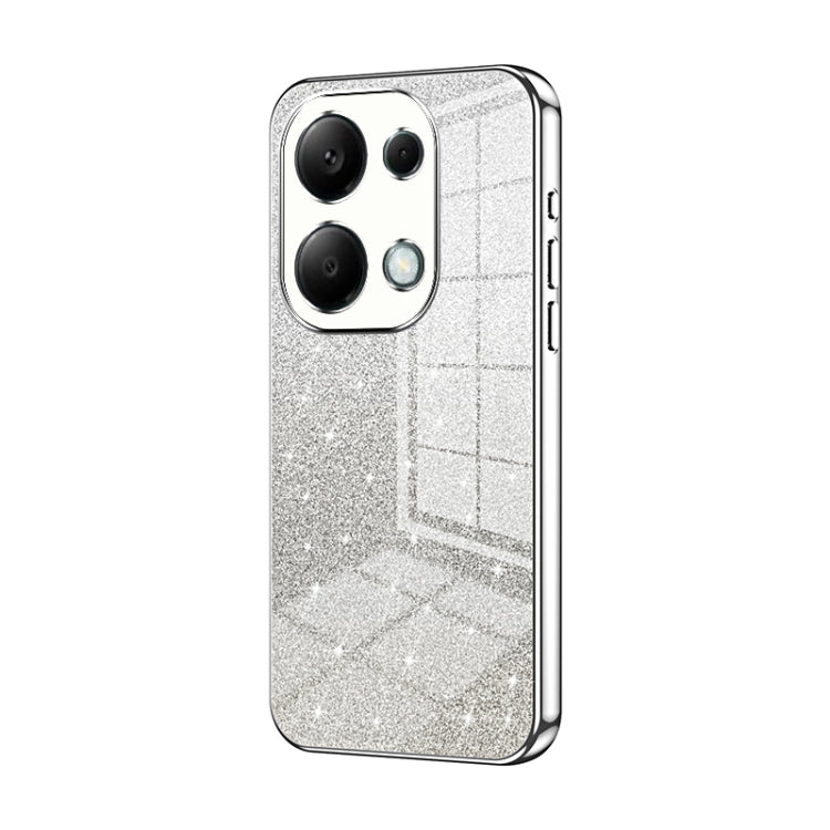 Gradient Glitter Powder Electroplated Phone Case, For Redmi Note 14 5G, For Redmi Note 14 Pro+ 5G, For Redmi 14R, For Redmi Note 14 Pro 5G, For Redmi K70 Ultra, For Xiaomi Redmi Note 13 Pro 4G