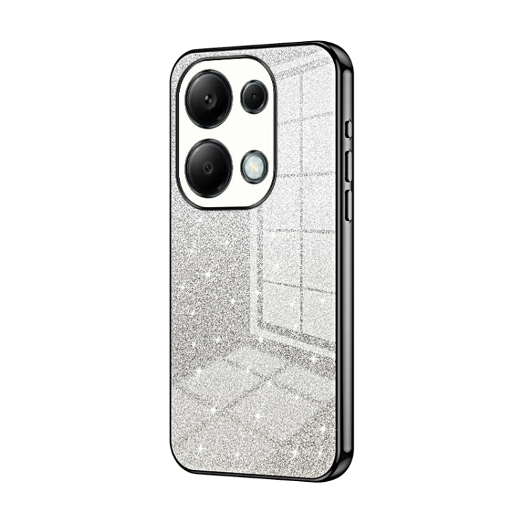 Gradient Glitter Powder Electroplated Phone Case, For Redmi Note 14 5G, For Redmi Note 14 Pro+ 5G, For Redmi 14R, For Redmi Note 14 Pro 5G, For Redmi K70 Ultra, For Xiaomi Redmi Note 13 Pro 4G