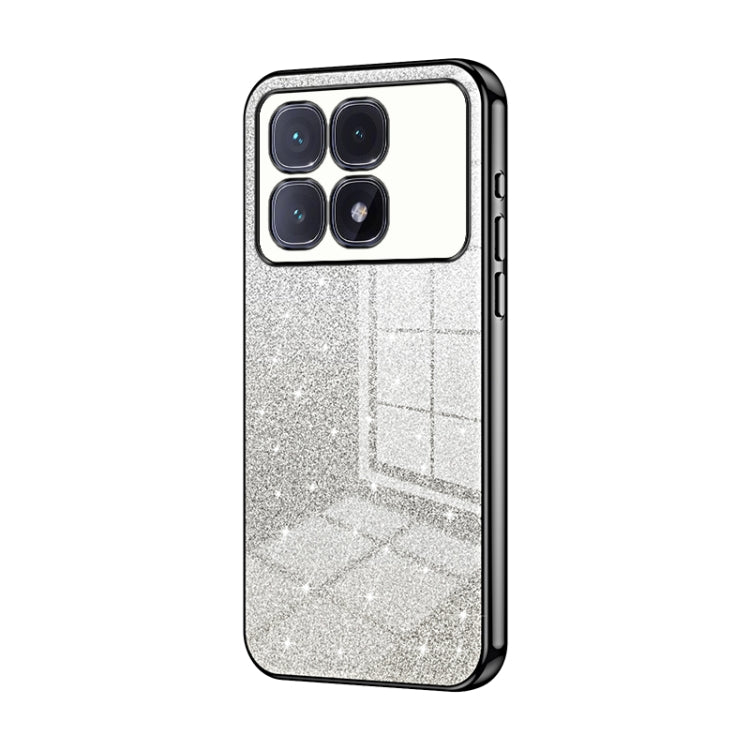 Gradient Glitter Powder Electroplated Phone Case, For Redmi Note 14 5G, For Redmi Note 14 Pro+ 5G, For Redmi 14R, For Redmi Note 14 Pro 5G, For Redmi K70 Ultra, For Xiaomi Redmi Note 13 Pro 4G