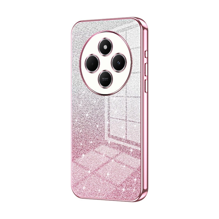 Gradient Glitter Powder Electroplated Phone Case, For Redmi Note 14 5G, For Redmi Note 14 Pro+ 5G, For Redmi 14R, For Redmi Note 14 Pro 5G, For Redmi K70 Ultra, For Xiaomi Redmi Note 13 Pro 4G
