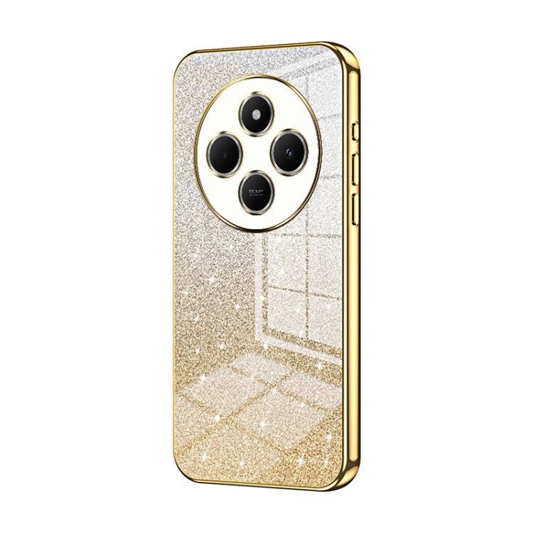 Gradient Glitter Powder Electroplated Phone Case, For Redmi Note 14 5G, For Redmi Note 14 Pro+ 5G, For Redmi 14R, For Redmi Note 14 Pro 5G, For Redmi K70 Ultra, For Xiaomi Redmi Note 13 Pro 4G