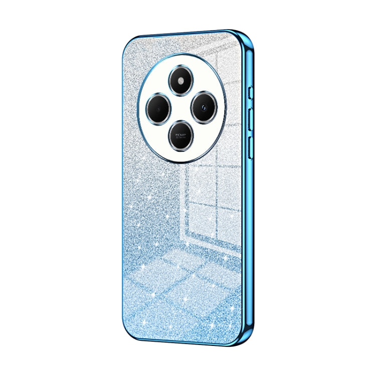 Gradient Glitter Powder Electroplated Phone Case, For Redmi Note 14 5G, For Redmi Note 14 Pro+ 5G, For Redmi 14R, For Redmi Note 14 Pro 5G, For Redmi K70 Ultra, For Xiaomi Redmi Note 13 Pro 4G