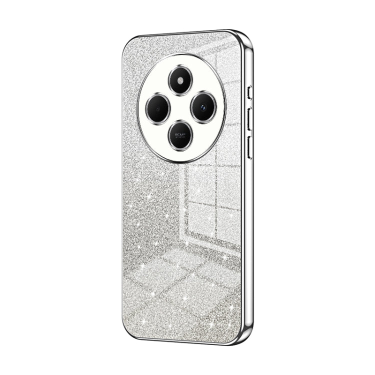 Gradient Glitter Powder Electroplated Phone Case, For Redmi Note 14 5G, For Redmi Note 14 Pro+ 5G, For Redmi 14R, For Redmi Note 14 Pro 5G, For Redmi K70 Ultra, For Xiaomi Redmi Note 13 Pro 4G