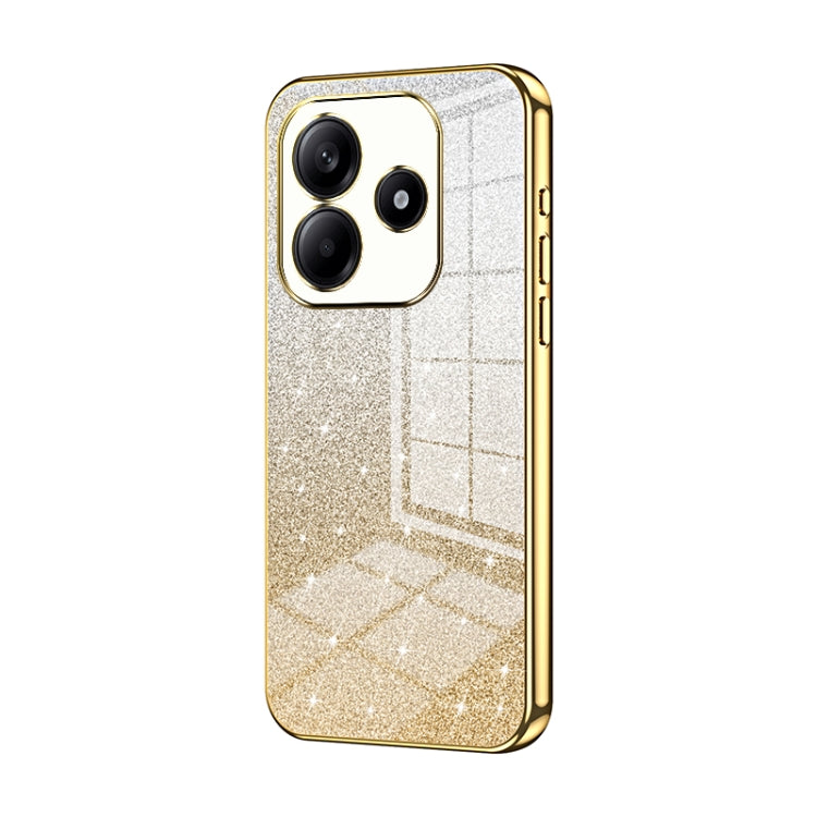 Gradient Glitter Powder Electroplated Phone Case, For Redmi Note 14 5G, For Redmi Note 14 Pro+ 5G, For Redmi 14R, For Redmi Note 14 Pro 5G, For Redmi K70 Ultra, For Xiaomi Redmi Note 13 Pro 4G