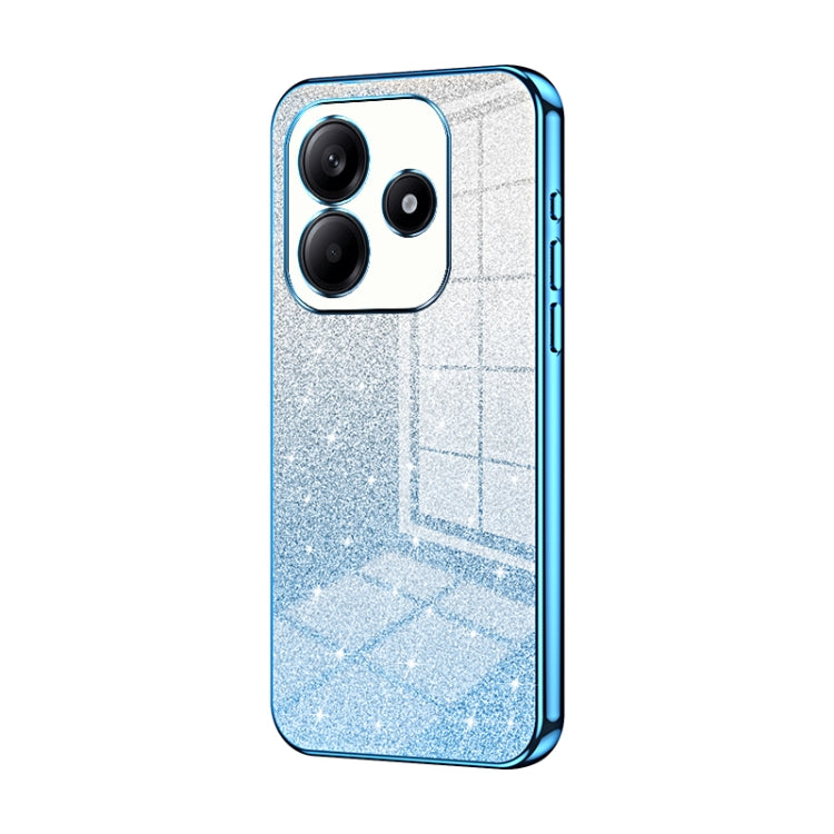 Gradient Glitter Powder Electroplated Phone Case, For Redmi Note 14 5G, For Redmi Note 14 Pro+ 5G, For Redmi 14R, For Redmi Note 14 Pro 5G, For Redmi K70 Ultra, For Xiaomi Redmi Note 13 Pro 4G