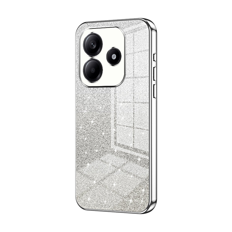 Gradient Glitter Powder Electroplated Phone Case, For Redmi Note 14 5G, For Redmi Note 14 Pro+ 5G, For Redmi 14R, For Redmi Note 14 Pro 5G, For Redmi K70 Ultra, For Xiaomi Redmi Note 13 Pro 4G