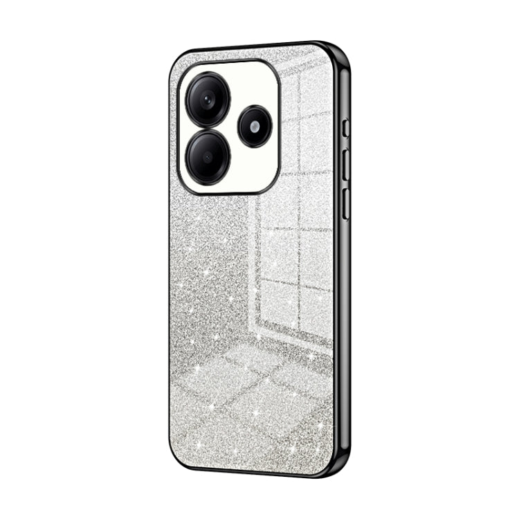 Gradient Glitter Powder Electroplated Phone Case, For Redmi Note 14 5G, For Redmi Note 14 Pro+ 5G, For Redmi 14R, For Redmi Note 14 Pro 5G, For Redmi K70 Ultra, For Xiaomi Redmi Note 13 Pro 4G