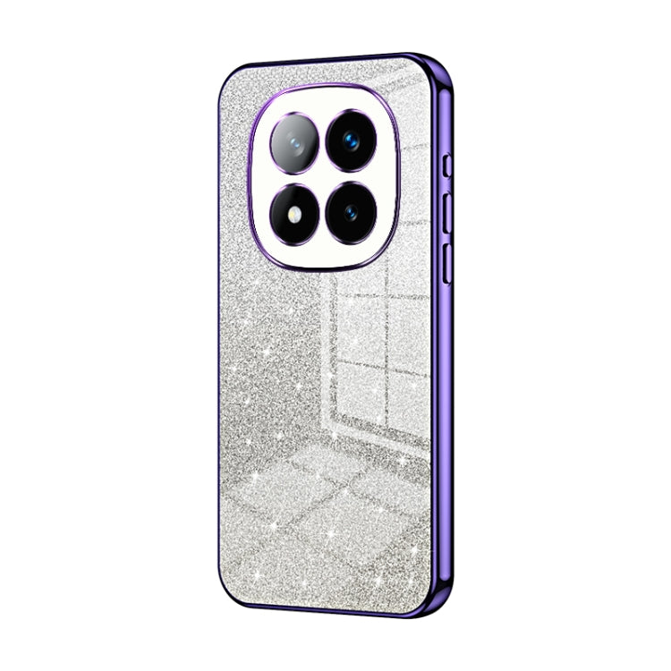 Gradient Glitter Powder Electroplated Phone Case, For Redmi Note 14 5G, For Redmi Note 14 Pro+ 5G, For Redmi 14R, For Redmi Note 14 Pro 5G, For Redmi K70 Ultra, For Xiaomi Redmi Note 13 Pro 4G