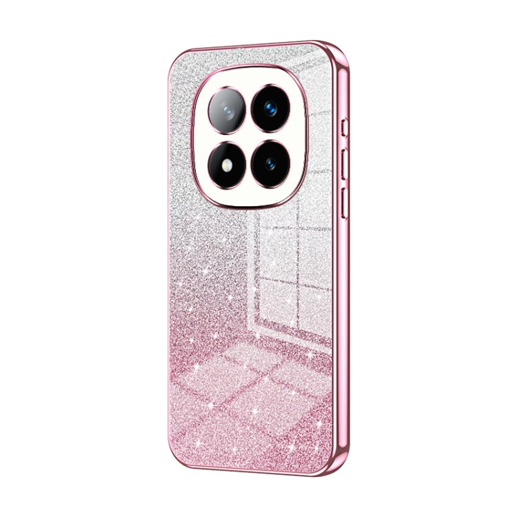 Gradient Glitter Powder Electroplated Phone Case, For Redmi Note 14 5G, For Redmi Note 14 Pro+ 5G, For Redmi 14R, For Redmi Note 14 Pro 5G, For Redmi K70 Ultra, For Xiaomi Redmi Note 13 Pro 4G