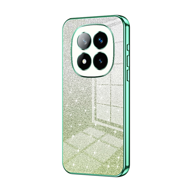 Gradient Glitter Powder Electroplated Phone Case, For Redmi Note 14 5G, For Redmi Note 14 Pro+ 5G, For Redmi 14R, For Redmi Note 14 Pro 5G, For Redmi K70 Ultra, For Xiaomi Redmi Note 13 Pro 4G