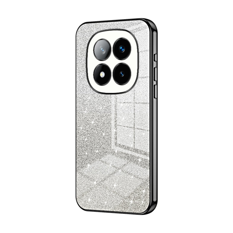 Gradient Glitter Powder Electroplated Phone Case, For Redmi Note 14 5G, For Redmi Note 14 Pro+ 5G, For Redmi 14R, For Redmi Note 14 Pro 5G, For Redmi K70 Ultra, For Xiaomi Redmi Note 13 Pro 4G
