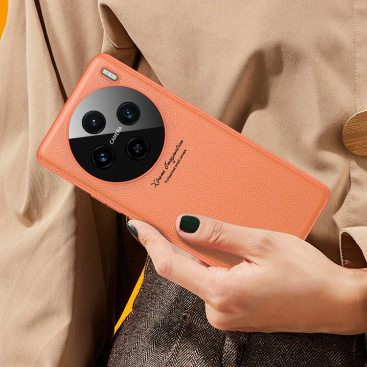 GKK Precision Hole Ultra-thin Full Coverage Leather Phone Case, For vivo X100 Pro, For vivo X100