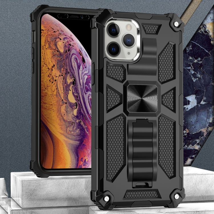 Armor Shockproof TPU + PC Magnetic Protective Case with Holder, For iPhone 12 / 12 Pro, For iPhone 12 Pro Max