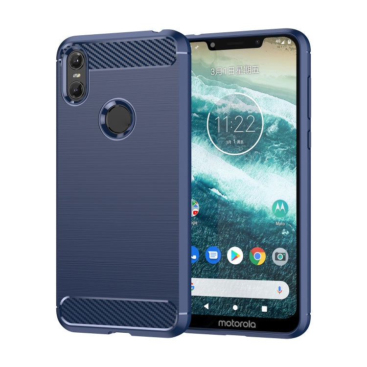 Carbon Fiber Brushed Texture TPU Phone Case, For Motorola Moto G Power 2023, For Motorola Moto G100, For Motorola Moto G 5G 2024, For Motorola Moto One