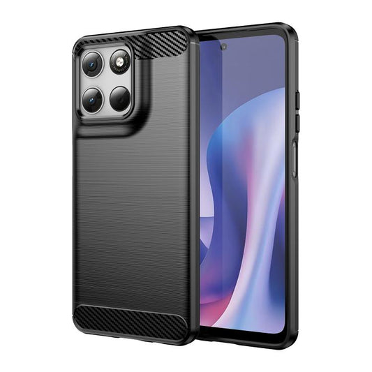 Carbon Fiber Brushed Texture TPU Phone Case, For Motorola Moto G100, For Motorola Moto G 5G 2024, For Motorola Moto One