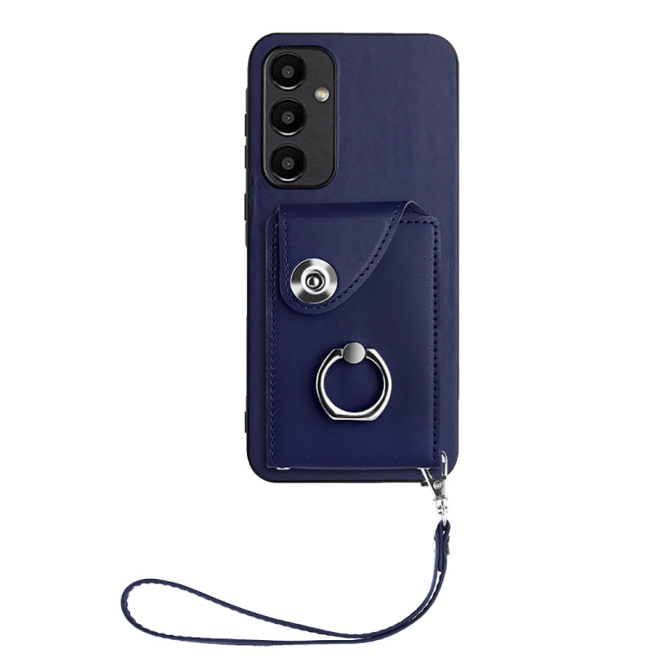 Organ Card Bag Ring Holder PU Phone Case with Lanyard, For Samsung Galaxy A55, For Samsung Galaxy A35, For Samsung Galaxy S24 Ultra 5G, For Samsung Galaxy S24+ 5G, For Samsung Galaxy S24 5G, For Samsung Galaxy A15 4G Global                             ...