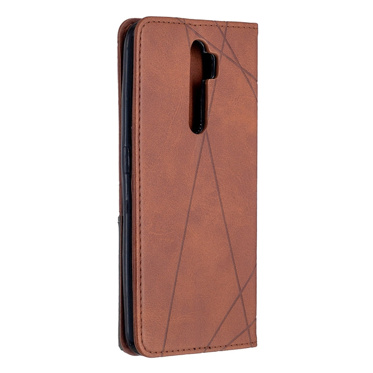 Rhombus Texture Horizontal Flip Magnetic Leather Case with Holder & Card Slots, For Oppo A5 (2020) / A9 (2020), For Oppo A72 / A52 / A92, For Oppo A31 (2020) / A81, For Samsung Galaxy A21s