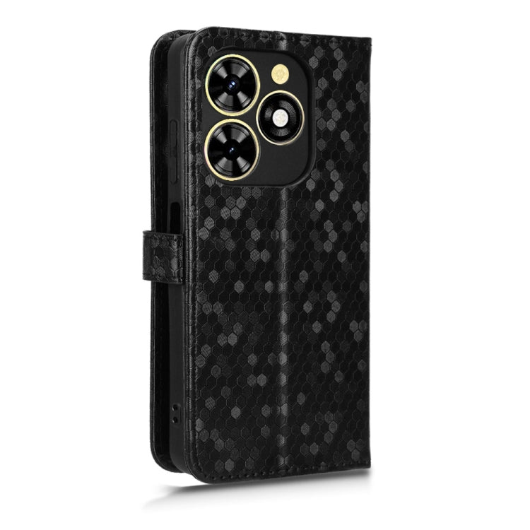 Honeycomb Dot Texture Leather Phone Case, For Tecno Pop 8