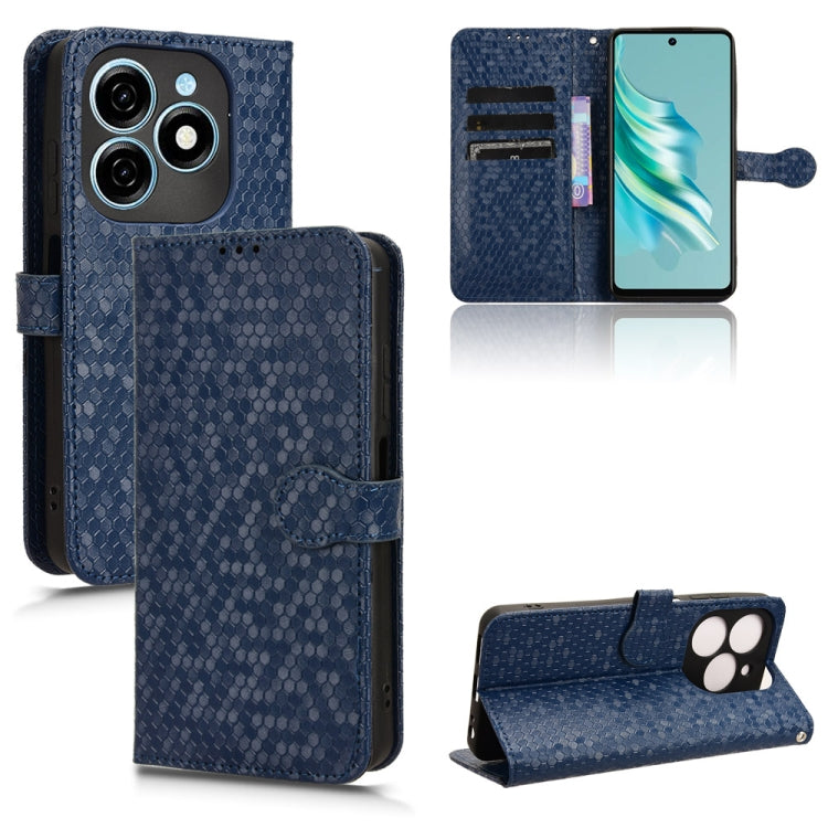 Honeycomb Dot Texture Leather Phone Case, For Tecno Pova 6 Neo, For Tecno Camon 30 Pro 5G, For Tecno Pova 6 Pro, For Tecno Spark 20 Pro+ 4G, For Tecno Spark 20 Pro, For Tecno Spark Go 2024 / Spark 20C, For Tecno Spark 20, For Tecno Pop 8