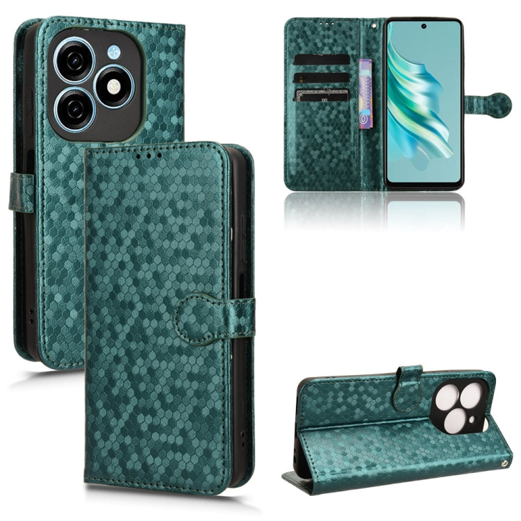 Honeycomb Dot Texture Leather Phone Case, For Tecno Pova 6 Neo, For Tecno Camon 30 Pro 5G, For Tecno Pova 6 Pro, For Tecno Spark 20 Pro+ 4G, For Tecno Spark 20 Pro, For Tecno Spark Go 2024 / Spark 20C, For Tecno Spark 20, For Tecno Pop 8