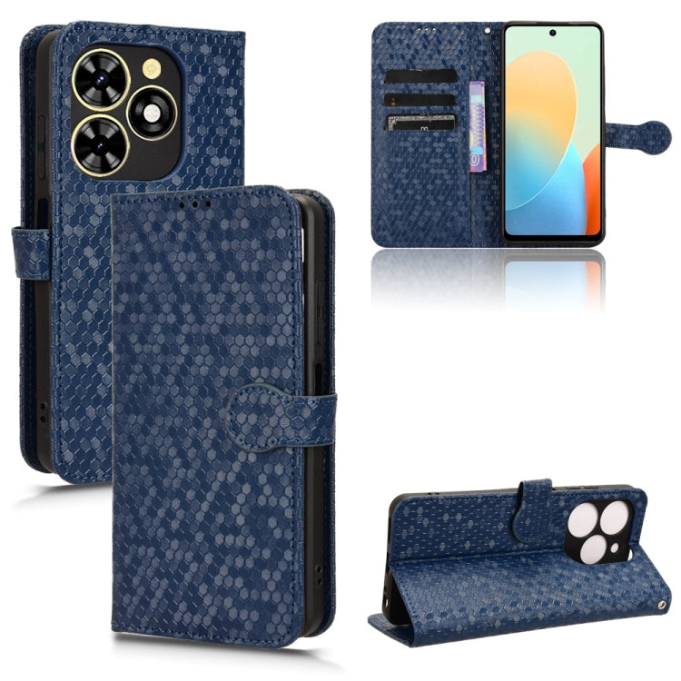Honeycomb Dot Texture Leather Phone Case, For Tecno Pova 6 Neo, For Tecno Camon 30 Pro 5G, For Tecno Pova 6 Pro, For Tecno Spark 20 Pro+ 4G, For Tecno Spark 20 Pro, For Tecno Spark Go 2024 / Spark 20C, For Tecno Spark 20, For Tecno Pop 8