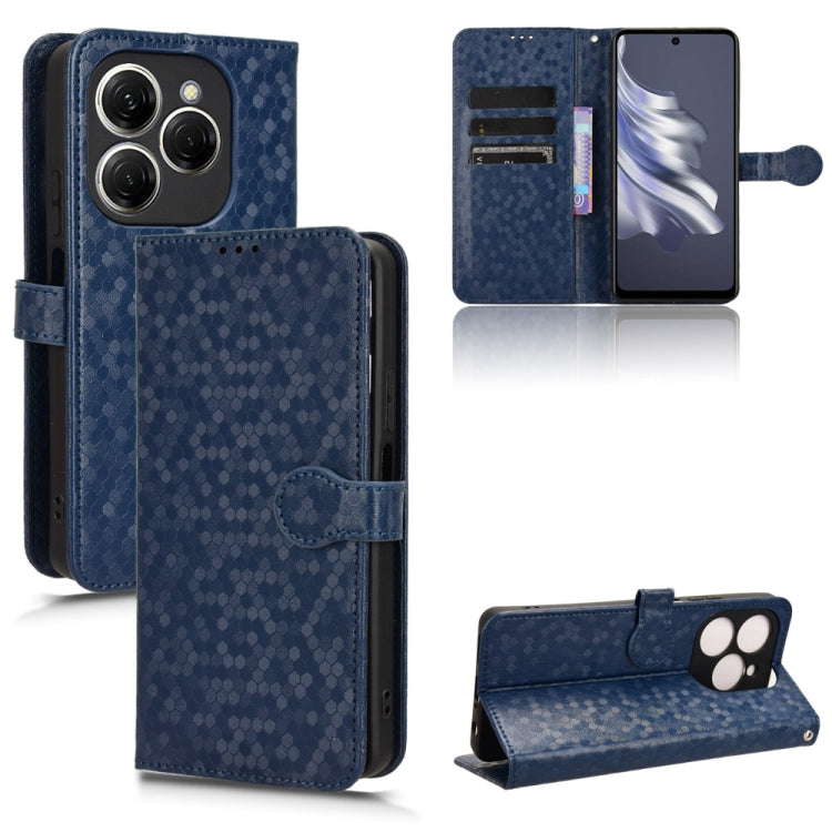 Honeycomb Dot Texture Leather Phone Case, For Tecno Pova 6 Neo, For Tecno Camon 30 Pro 5G, For Tecno Pova 6 Pro, For Tecno Spark 20 Pro+ 4G, For Tecno Spark 20 Pro, For Tecno Spark Go 2024 / Spark 20C, For Tecno Spark 20, For Tecno Pop 8