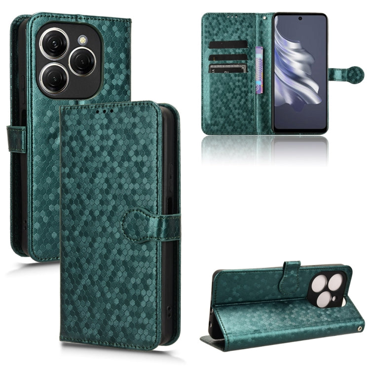 Honeycomb Dot Texture Leather Phone Case, For Tecno Pova 6 Neo, For Tecno Camon 30 Pro 5G, For Tecno Pova 6 Pro, For Tecno Spark 20 Pro+ 4G, For Tecno Spark 20 Pro, For Tecno Spark Go 2024 / Spark 20C, For Tecno Spark 20, For Tecno Pop 8