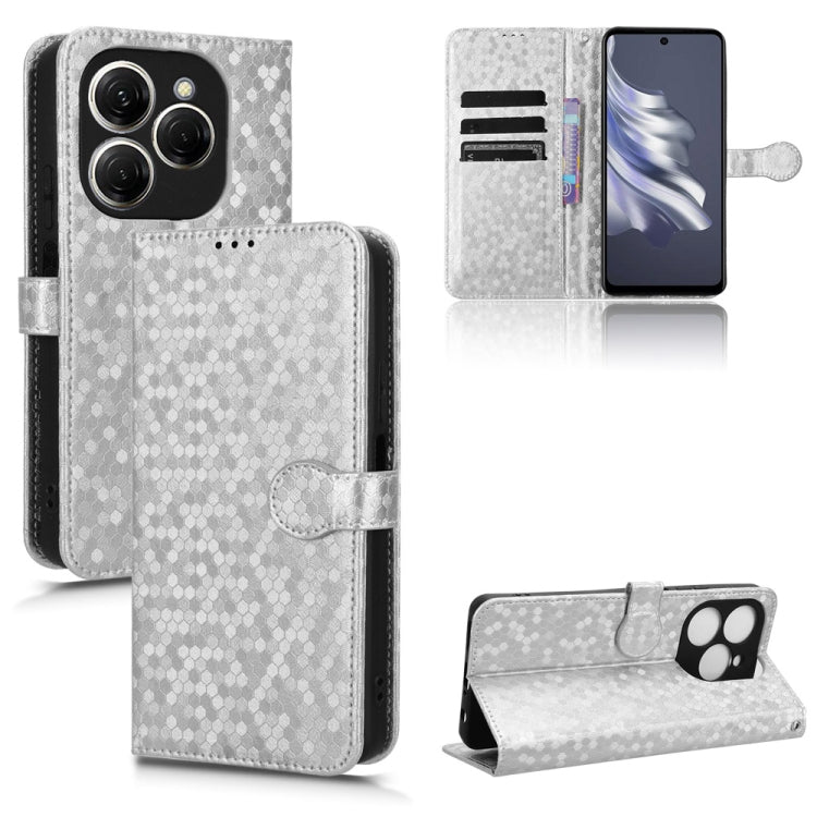 Honeycomb Dot Texture Leather Phone Case, For Tecno Pova 6 Neo, For Tecno Camon 30 Pro 5G, For Tecno Pova 6 Pro, For Tecno Spark 20 Pro+ 4G, For Tecno Spark 20 Pro, For Tecno Spark Go 2024 / Spark 20C, For Tecno Spark 20, For Tecno Pop 8