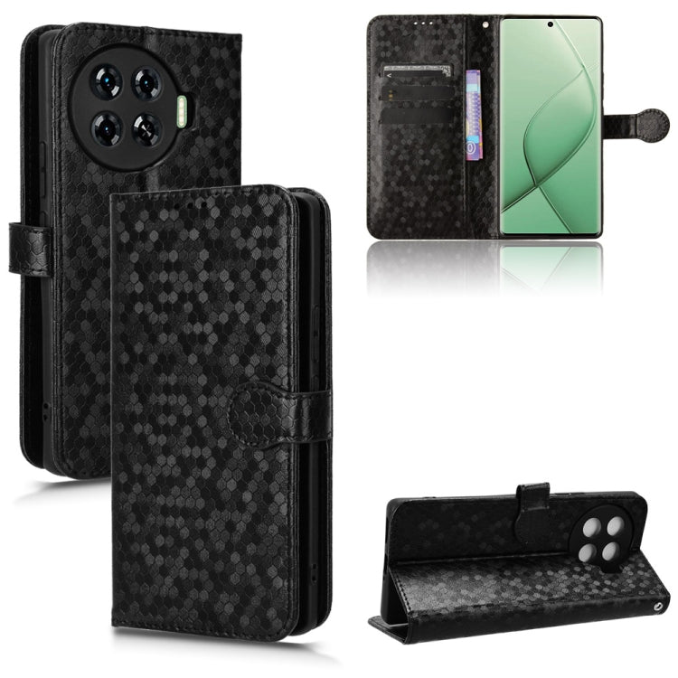 Honeycomb Dot Texture Leather Phone Case, For Tecno Pova 6 Neo, For Tecno Camon 30 Pro 5G, For Tecno Pova 6 Pro, For Tecno Spark 20 Pro+ 4G, For Tecno Spark 20 Pro, For Tecno Spark Go 2024 / Spark 20C, For Tecno Spark 20, For Tecno Pop 8