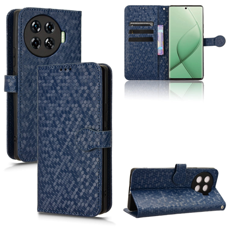 Honeycomb Dot Texture Leather Phone Case, For Tecno Pova 6 Neo, For Tecno Camon 30 Pro 5G, For Tecno Pova 6 Pro, For Tecno Spark 20 Pro+ 4G, For Tecno Spark 20 Pro, For Tecno Spark Go 2024 / Spark 20C, For Tecno Spark 20, For Tecno Pop 8