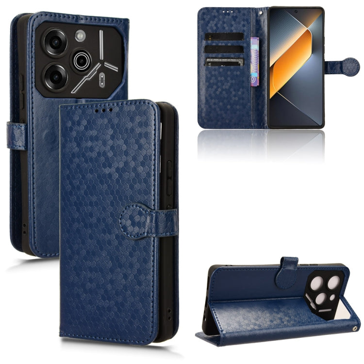 Honeycomb Dot Texture Leather Phone Case, For Tecno Camon 30 Premier 5G, For Tecno Pova 6 Neo, For Tecno Camon 30 Pro 5G, For Tecno Pova 6 Pro, For Tecno Spark 20 Pro+ 4G, For Tecno Spark 20 Pro, For Tecno Spark Go 2024 / Spark 20C, For Tecno Spark 20 ...