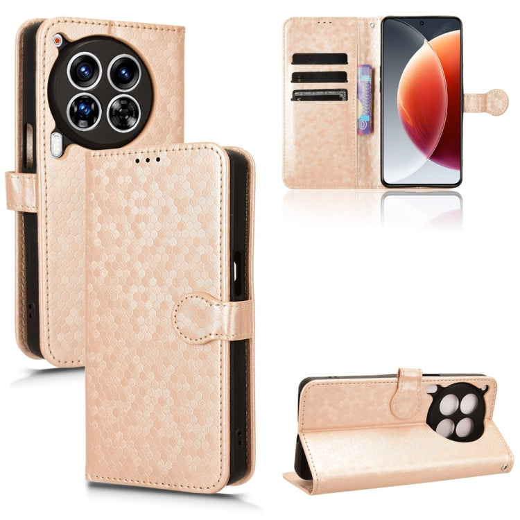 Honeycomb Dot Texture Leather Phone Case, For Tecno Camon 30 Premier 5G, For Tecno Pova 6 Neo, For Tecno Camon 30 Pro 5G, For Tecno Pova 6 Pro, For Tecno Spark 20 Pro+ 4G, For Tecno Spark 20 Pro, For Tecno Spark Go 2024 / Spark 20C, For Tecno Spark 20 ...