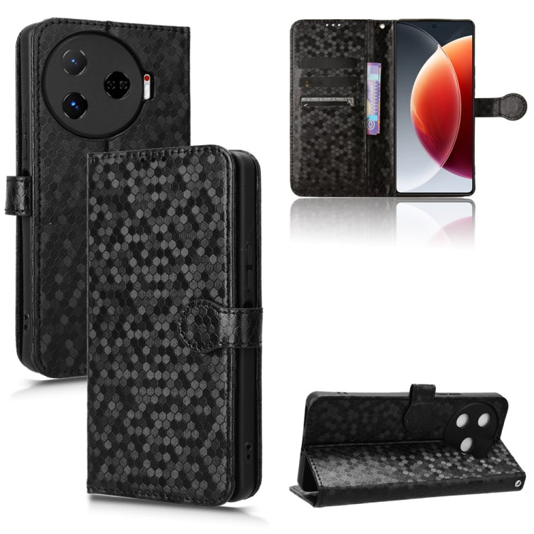 Honeycomb Dot Texture Leather Phone Case, For Tecno Camon 30 Premier 5G, For Tecno Pova 6 Neo, For Tecno Camon 30 Pro 5G, For Tecno Pova 6 Pro, For Tecno Spark 20 Pro+ 4G, For Tecno Spark 20 Pro, For Tecno Spark Go 2024 / Spark 20C, For Tecno Spark 20 ...