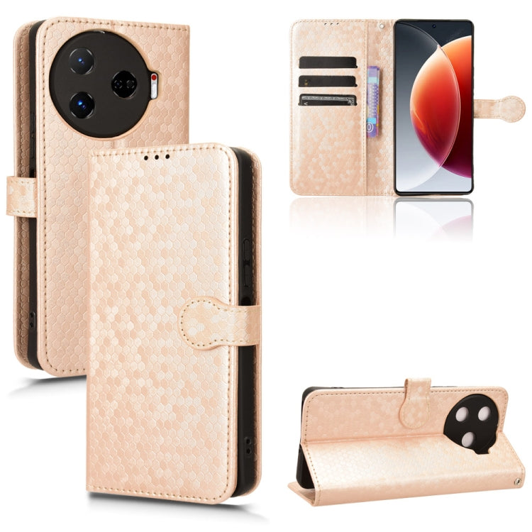Honeycomb Dot Texture Leather Phone Case, For Tecno Camon 30 Premier 5G, For Tecno Pova 6 Neo, For Tecno Camon 30 Pro 5G, For Tecno Pova 6 Pro, For Tecno Spark 20 Pro+ 4G, For Tecno Spark 20 Pro, For Tecno Spark Go 2024 / Spark 20C, For Tecno Spark 20 ...