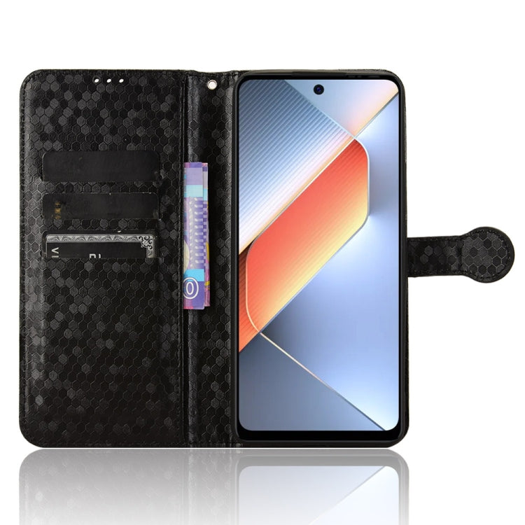 Honeycomb Dot Texture Leather Phone Case, For Tecno Pova 6 Neo, For Tecno Camon 30 Pro 5G, For Tecno Pova 6 Pro, For Tecno Spark 20 Pro+ 4G, For Tecno Spark 20 Pro, For Tecno Spark Go 2024 / Spark 20C, For Tecno Spark 20, For Tecno Pop 8
